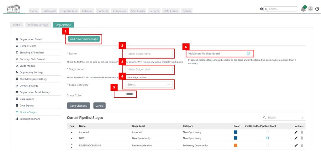 Customize Your Sales Pipeline In Ideal Construction Crm