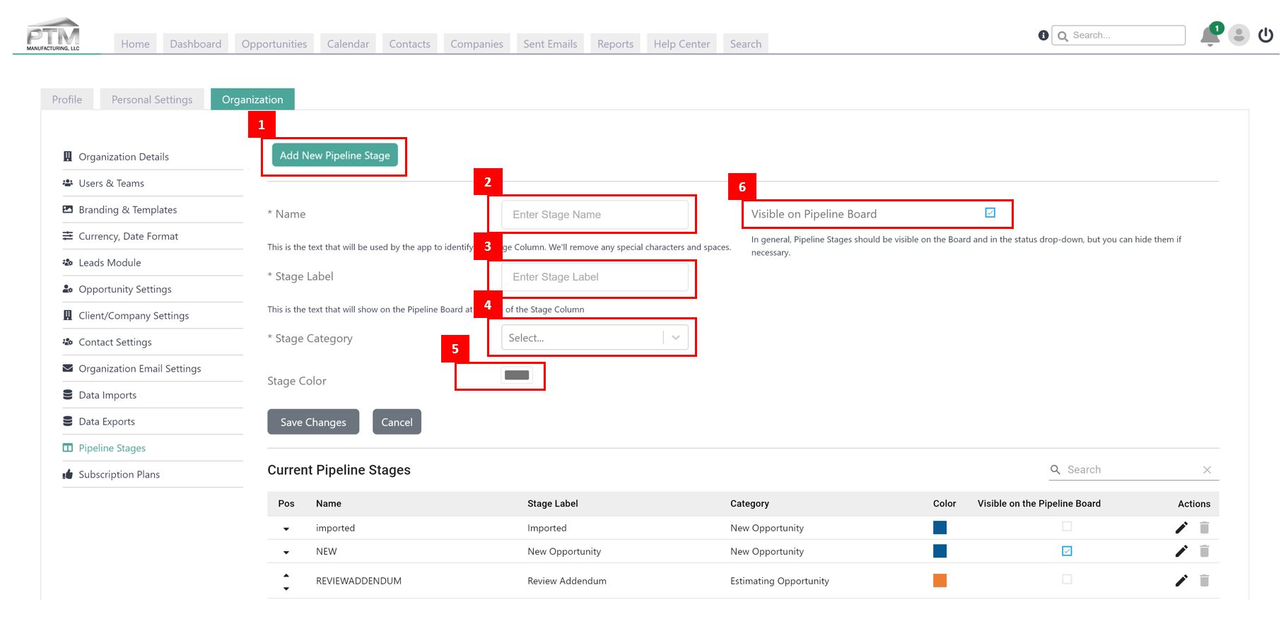 Customize Your Sales Pipeline - Adding Your Own Sales Pipeline Stages